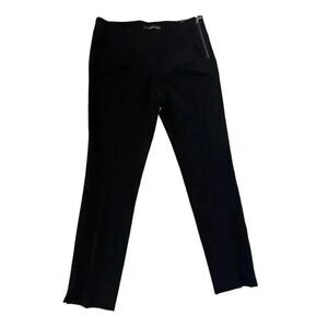 Amanda + Chelsea, contemporary fit narrow leg dress pants, Black, 8